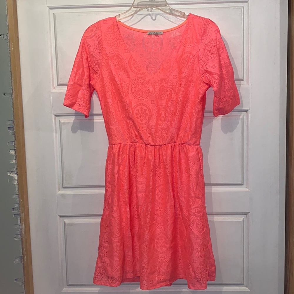 Charlotte Russe hot pink dress